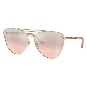 A0804Z New VERSACE Gold Cat Eye VE2267 1252/7E Sunglasses Women